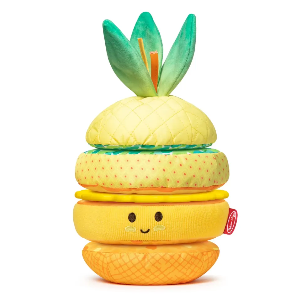 Melissa & Doug Pineapple Soft Stacker stapeltoren baby zacht
