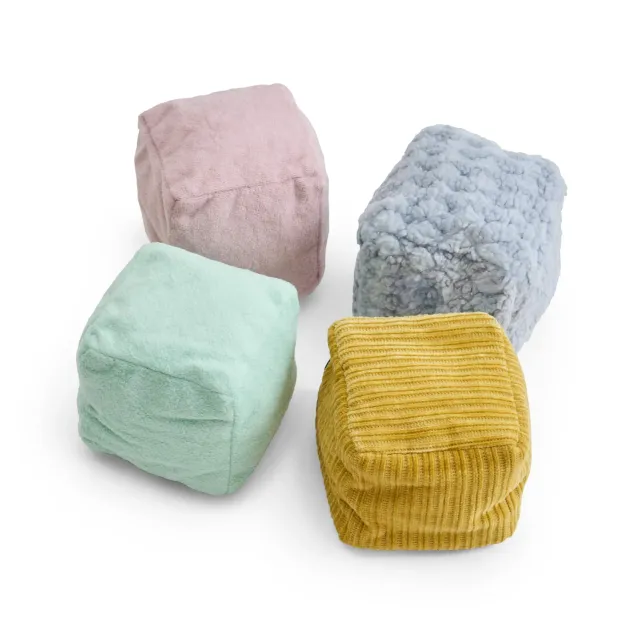 Guidecraft Sensory Blocks zachte blokken 10x10 cm gekleurd