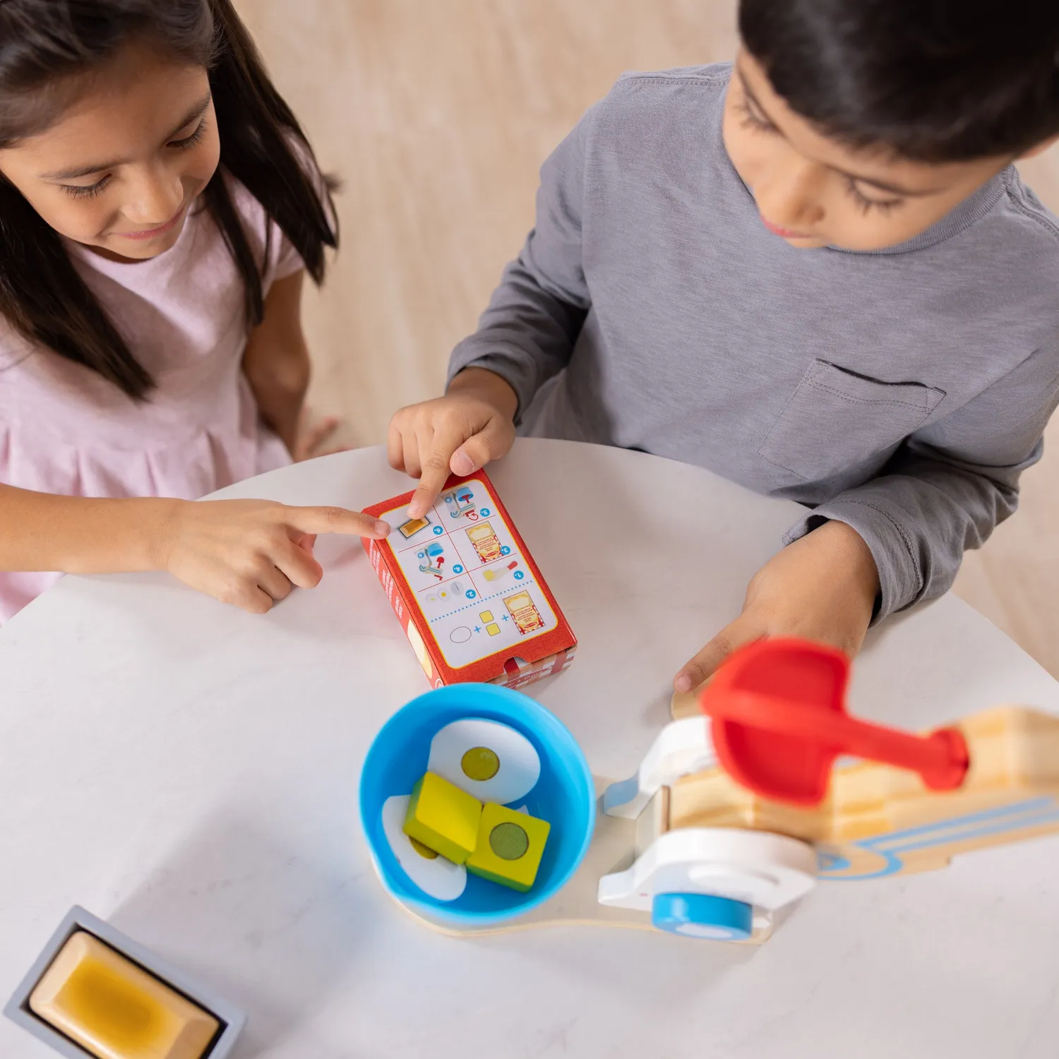 Melissa & Doug Make-a-Cake Mixer Set speelset houten 3+