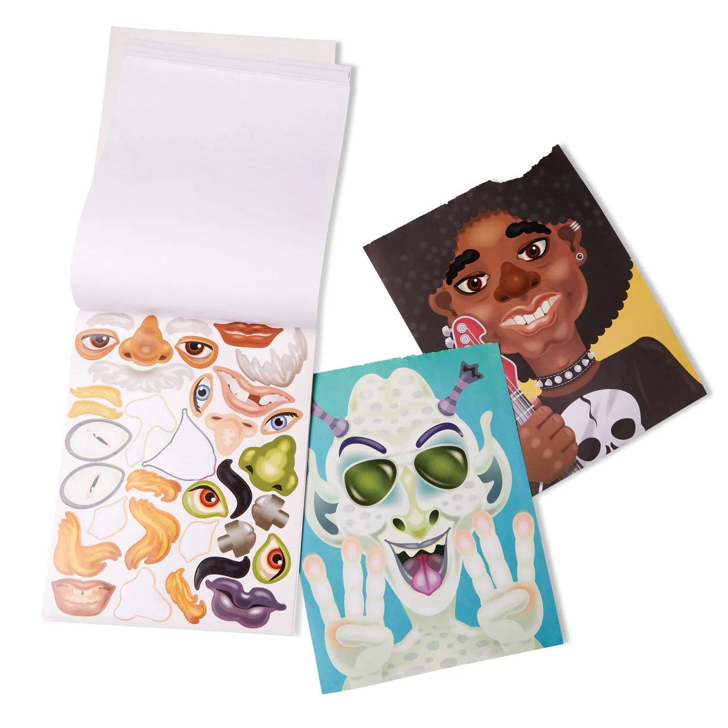 Melissa & Doug Make-a-Face stickerboek gekke gezichten