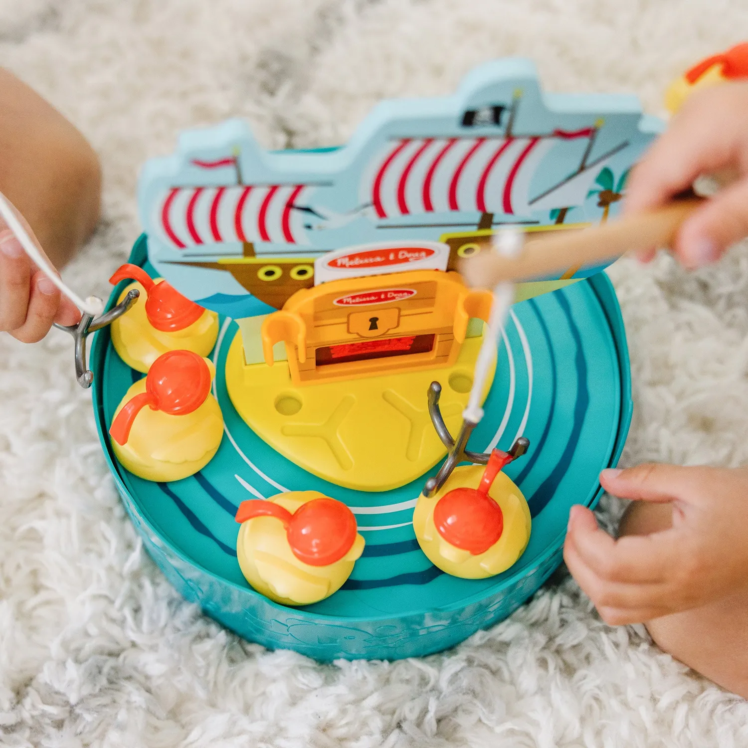 Melissa & Doug Fun at the Fair Hook a Duck visspel 2 hengels
