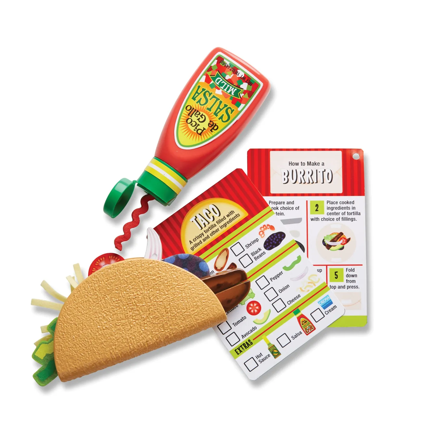 Melissa & Doug Fill & Fold Taco speelset 43-delig