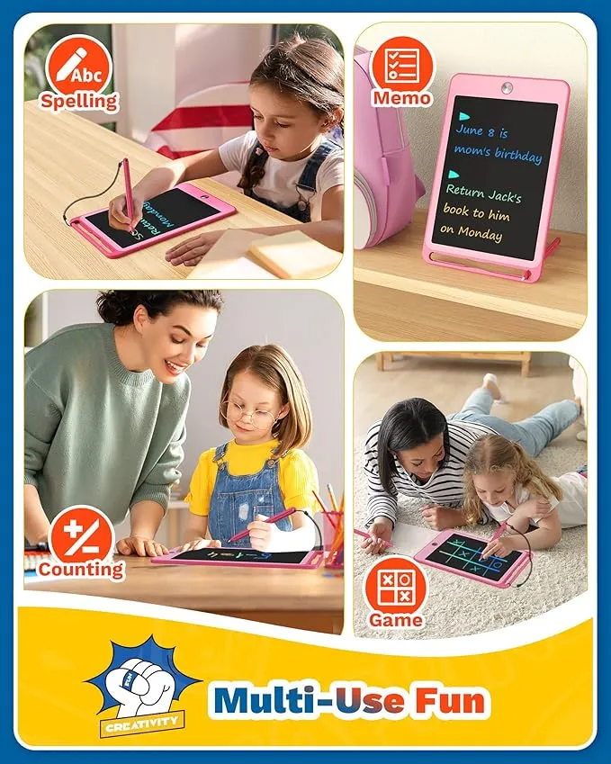 KOKODI Sticker tekentablet 8,5 inch blauw voor onderweg