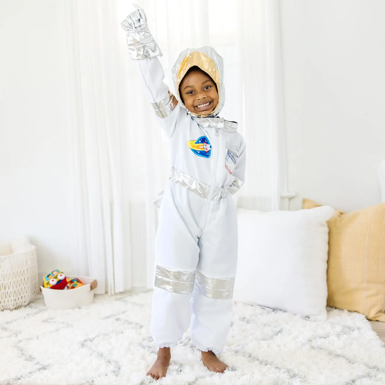 Melissa & Doug Astronaut verkleedset met helm 3-6 jaar ruimte