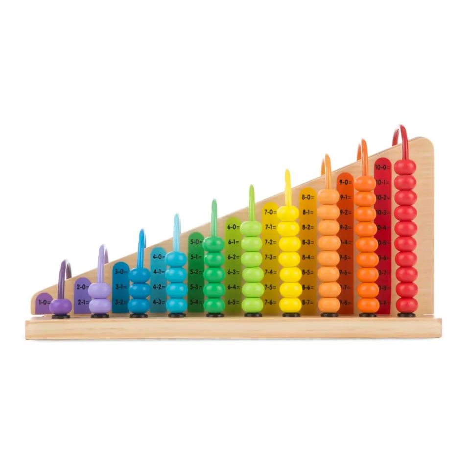Melissa & Doug Add & Subtract Abacus telraam hout