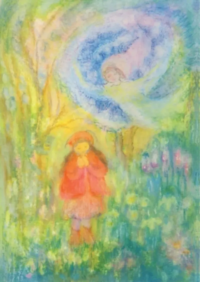 Ginger Fairy Angela Koconda Schutzengel 2 kaart 10x15 cm