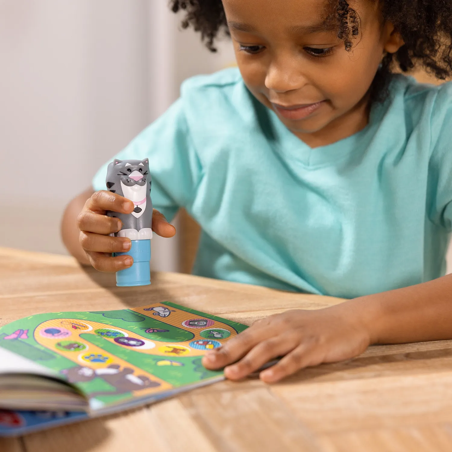 Melissa & Doug Sticker WOW! Cat stickerboek met stamper