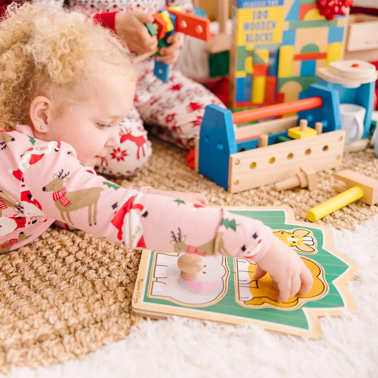 Melissa & Doug Jungle Friends Knobbelpuzzel 3 stukjes