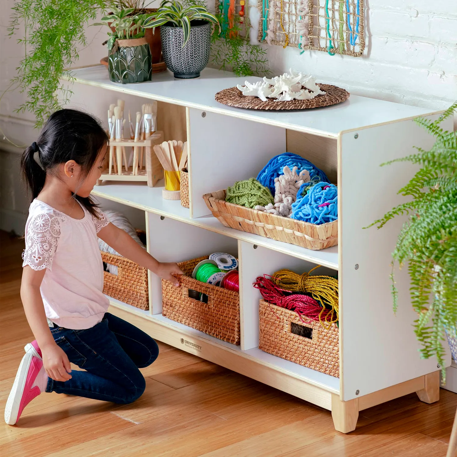 Guidecraft Sense of Place opbergkast 5 vakken 76 cm