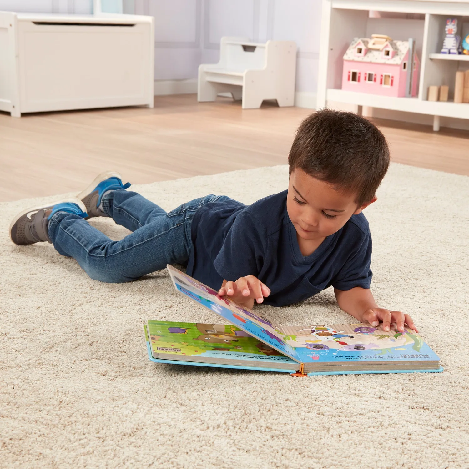 Melissa & Doug Poke-a-Dot Kleuren kartonboek pop
