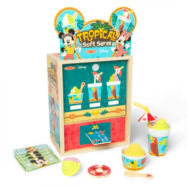 Melissa & Doug Disney Softijs Houten Speelset 23-delig