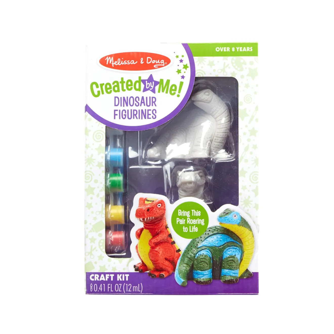 Melissa & Doug Created by Me! dino knutselset 2 figuren + verf