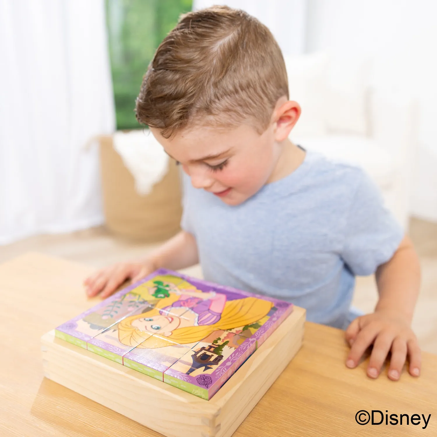 Melissa & Doug Disney Princess Houten Blokpuzzel 16 Blokken