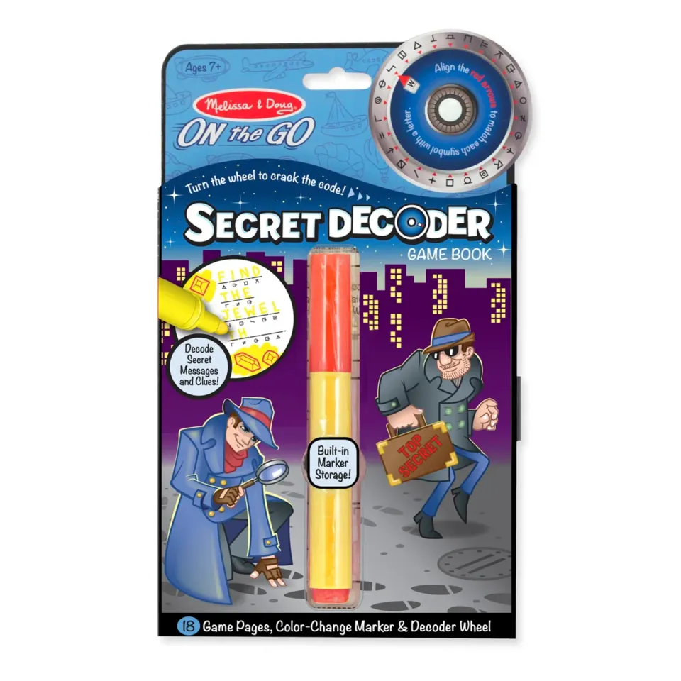 Melissa & Doug Secret Decoder spelboek On the Go codes