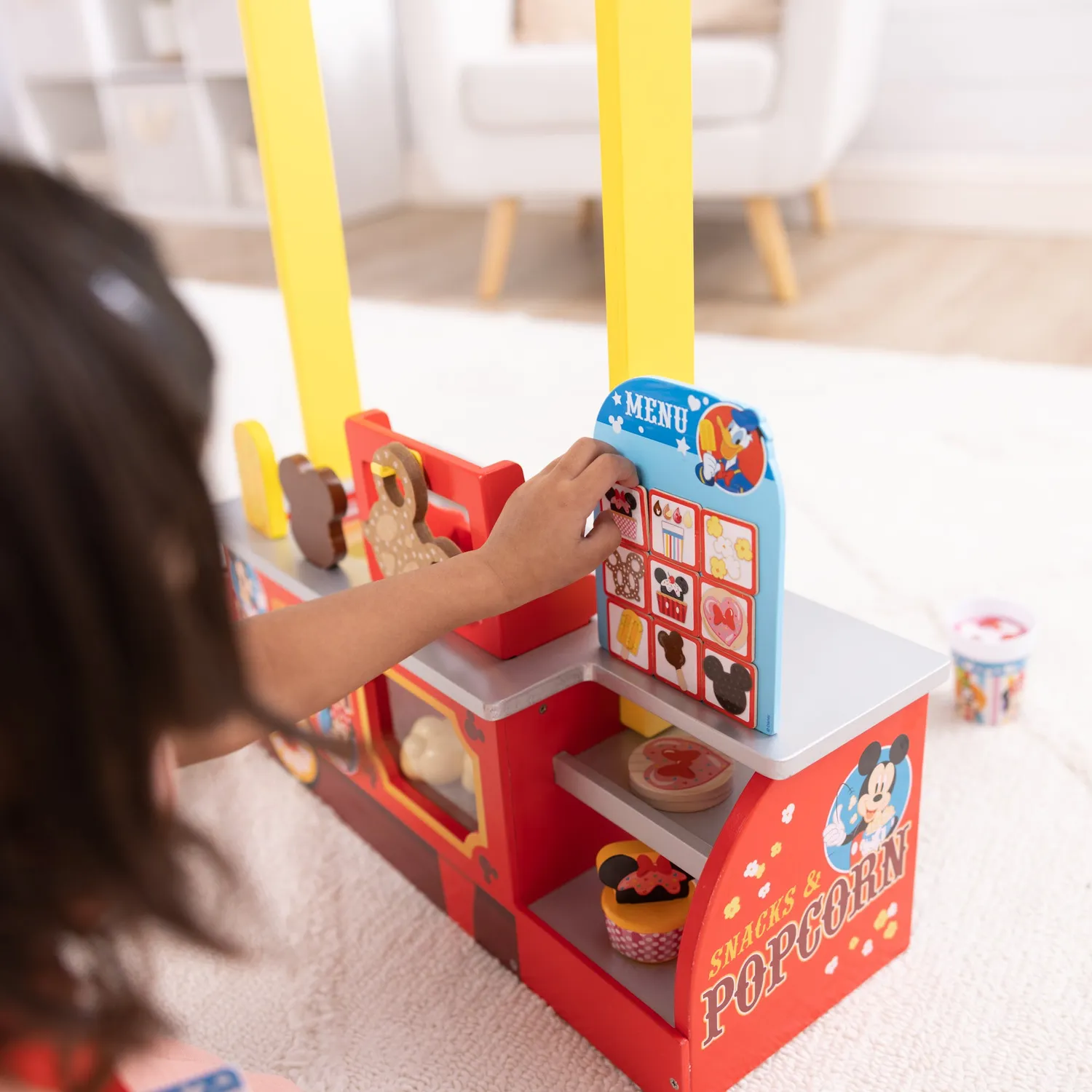 Melissa & Doug Disney Snacks Popcorn Speelwinkel houten 33-delig