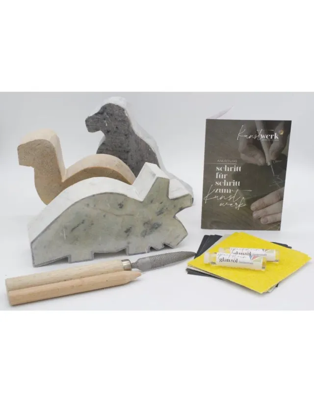 Ginger Fairy speksteen set dinosaurus 3 stuks