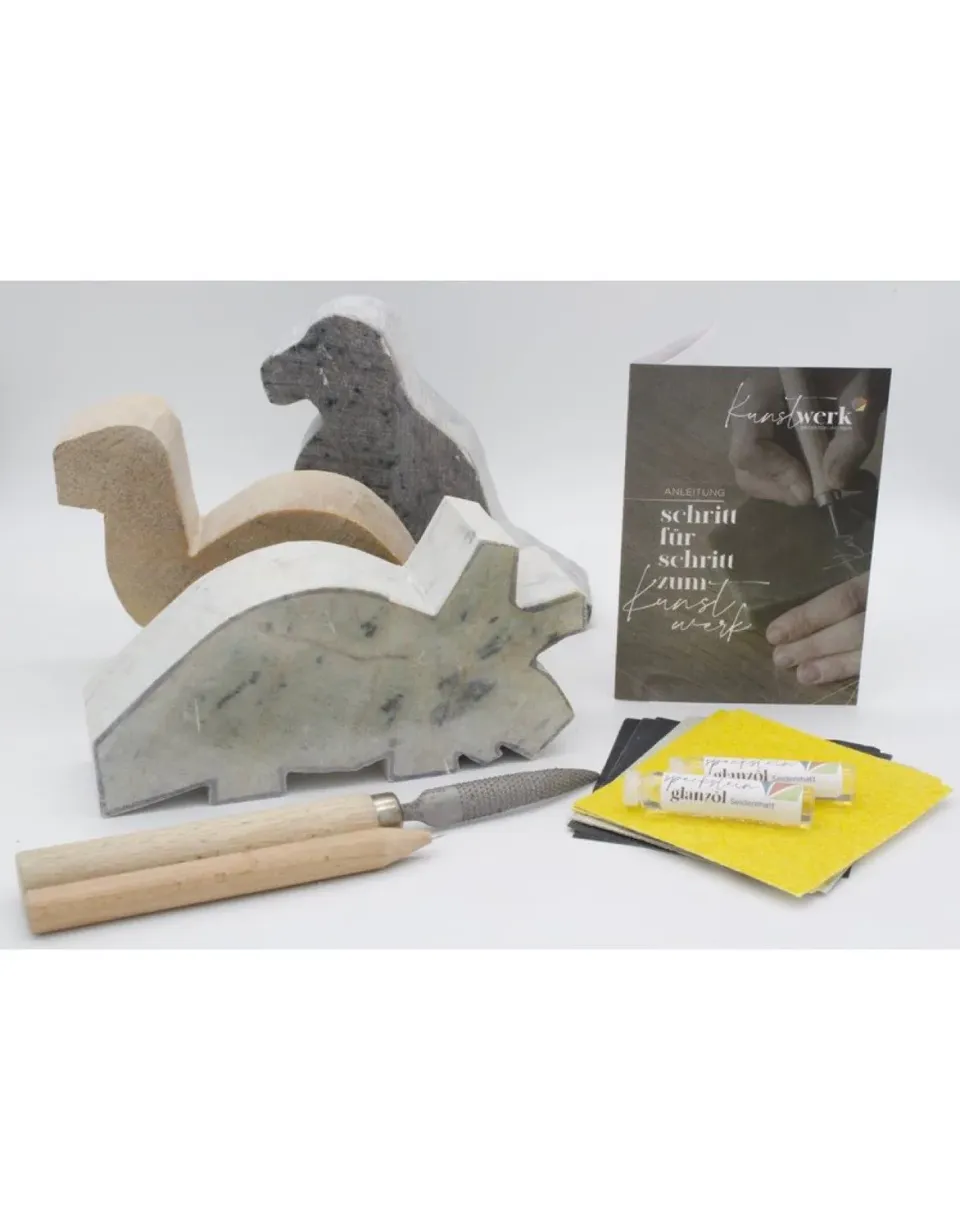 Ginger Fairy speksteen set dinosaurus 3 stuks