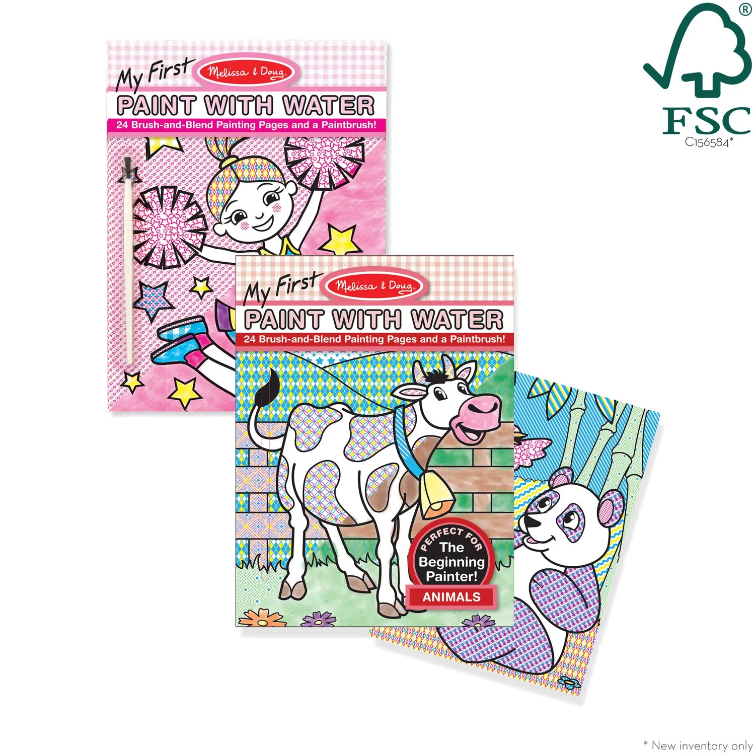 Melissa & Doug My First Paint with Water kleurboek dieren