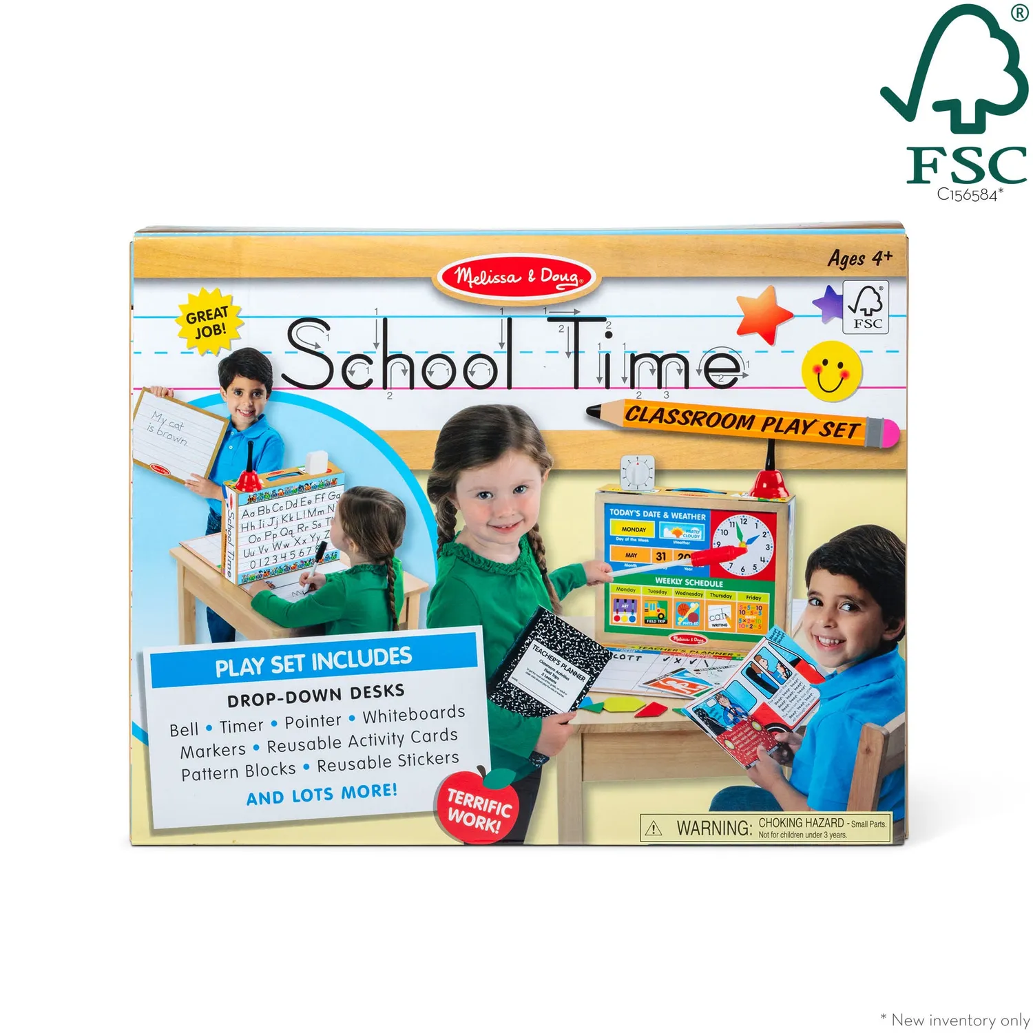 Melissa & Doug School Time Speelset Klaslokaal