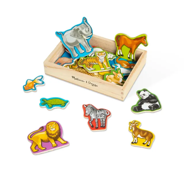 Melissa & Doug Houten Dierenmagneten 20 stuks