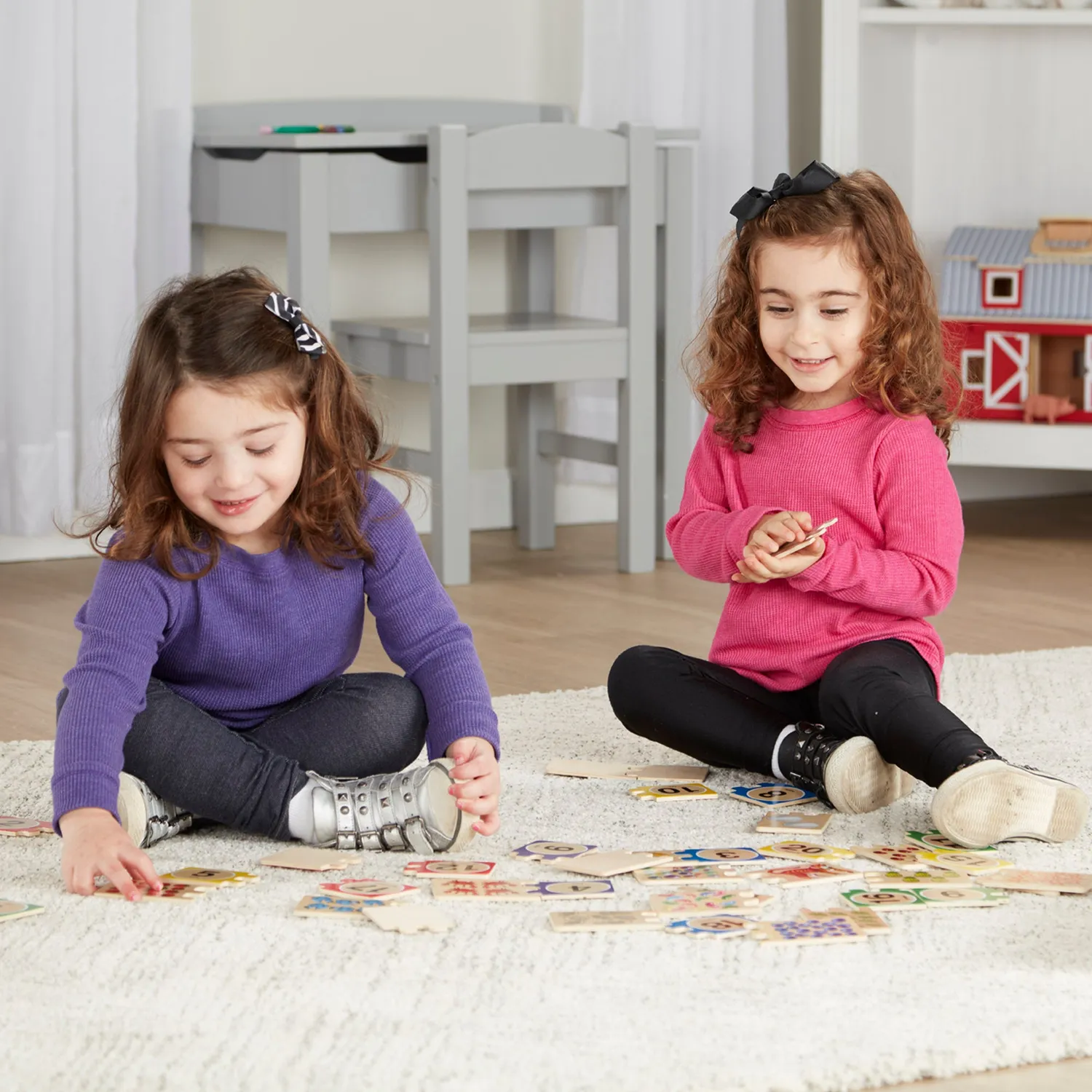 Melissa & Doug Self-Correcting Number Puzzles houten puzzel