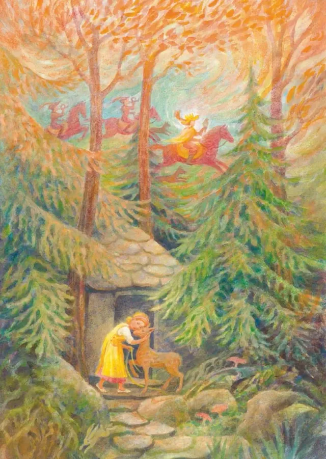Ginger Fairy Gabriela de Carvalho Brüderchen Schwesterchen kaart