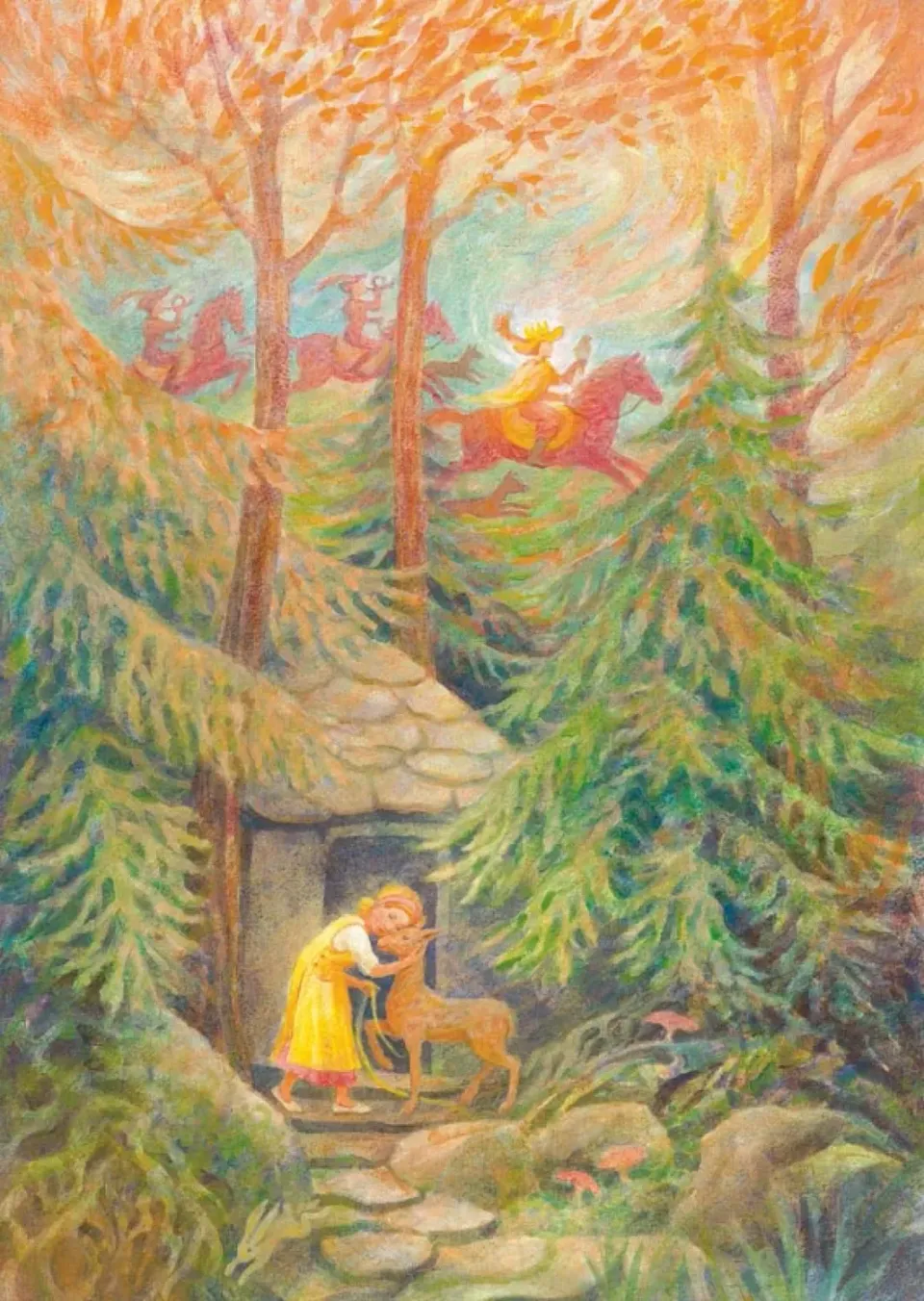 Ginger Fairy Gabriela de Carvalho Brüderchen Schwesterchen kaart