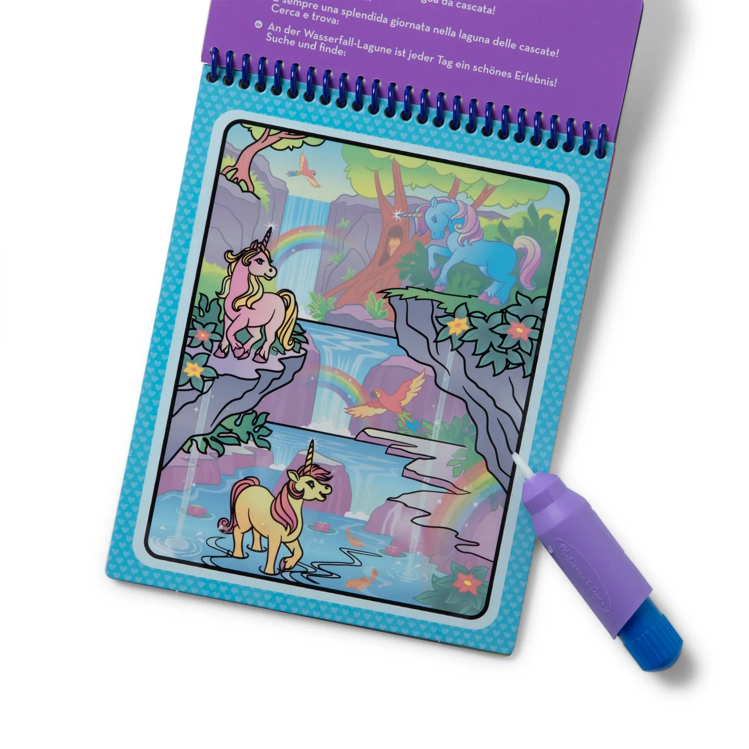 Melissa & Doug Water WOW! eenhoorn watertekenboek herbruikbaar