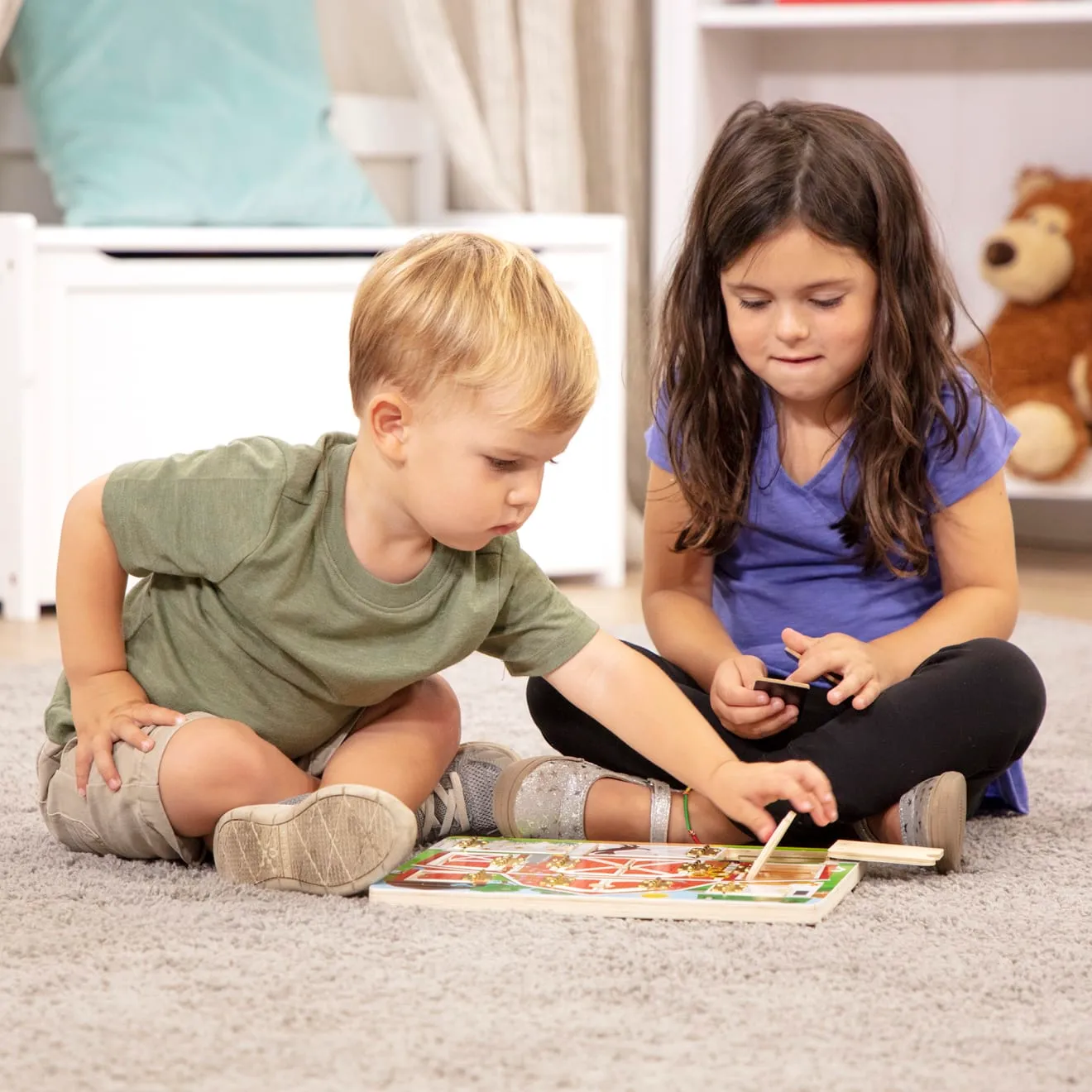 Melissa & Doug Hide & Seek Farm boerderijspel magnetisch