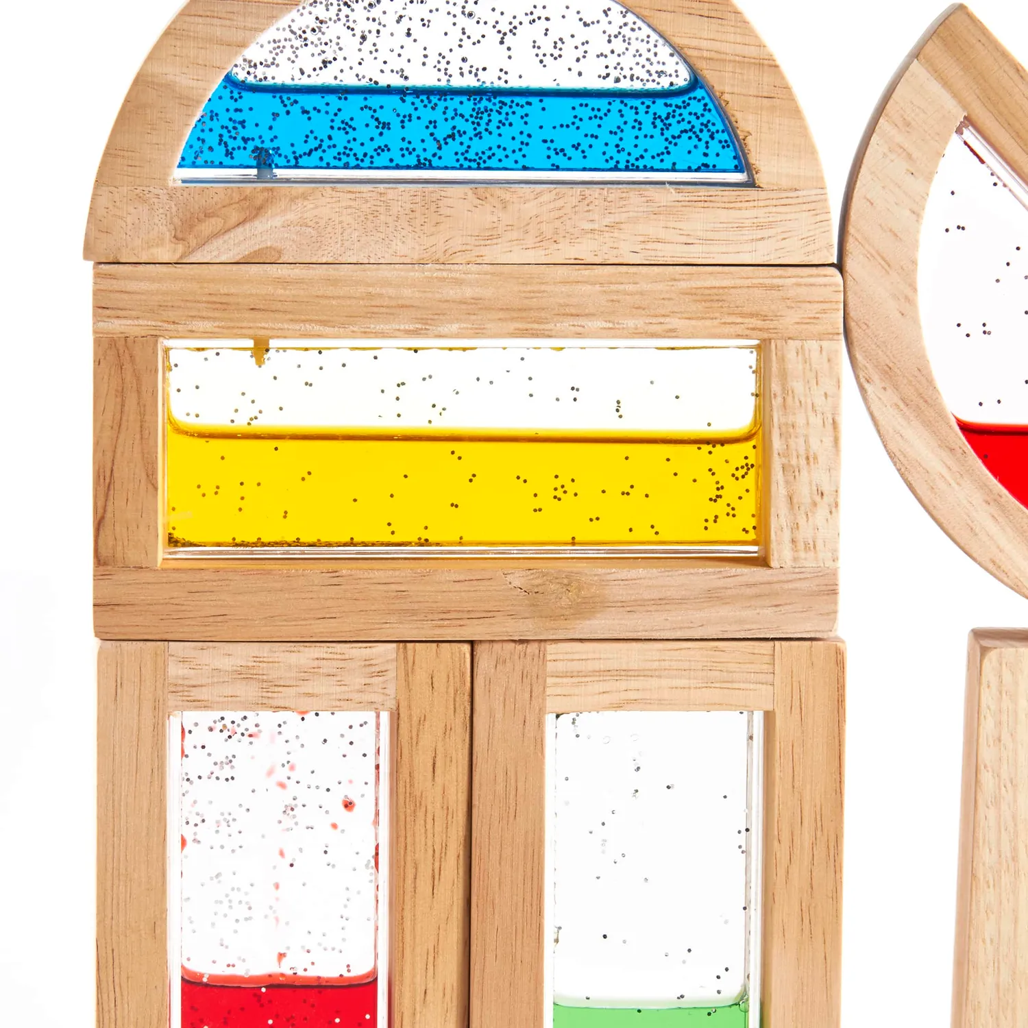 Guidecraft Rainbow Blocks Shimmering Water blokken 8 st