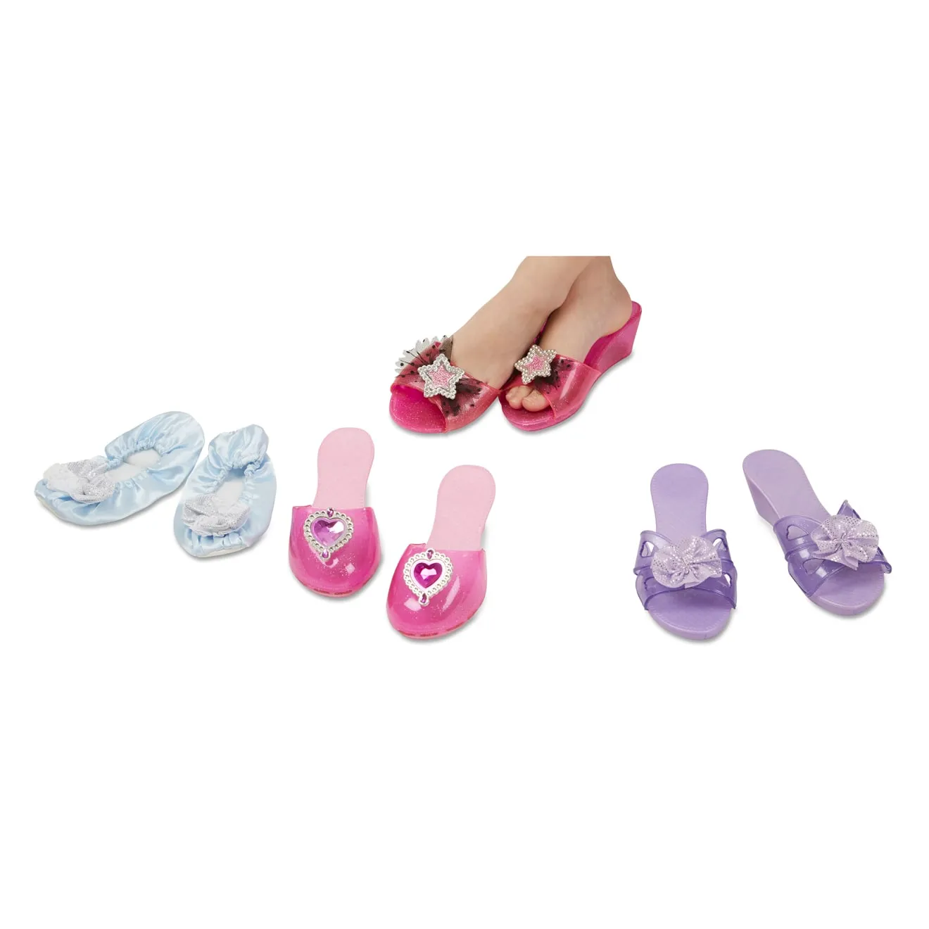 Melissa & Doug Step In Style verkleedschoenen 4 paar