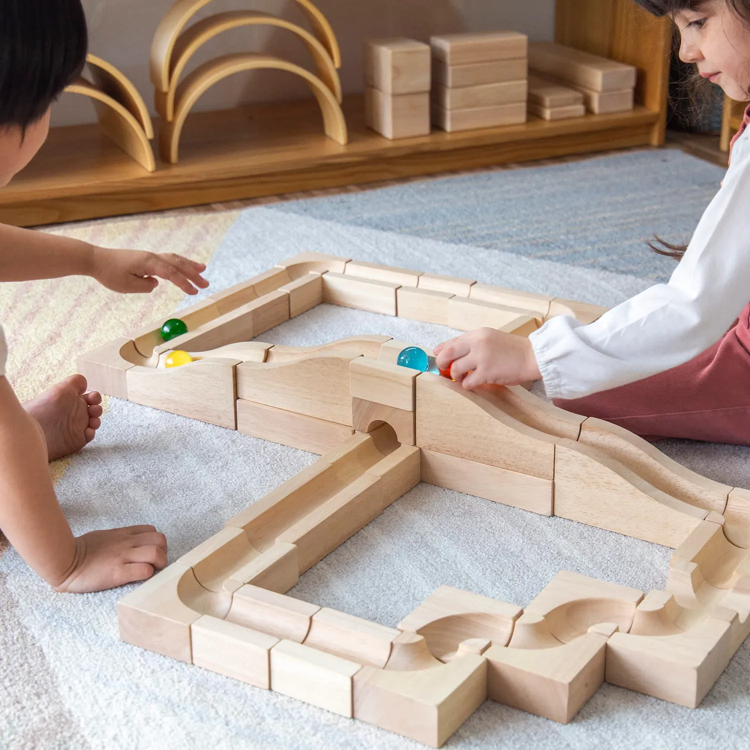 Guidecraft Unit Block Knikkerbaan 40-delig Hout STEM