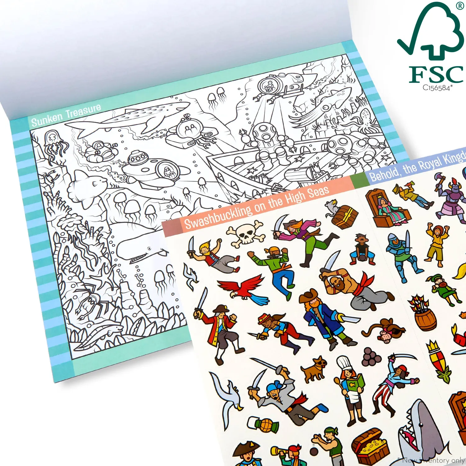 Melissa & Doug Seek & Find Sticker Pad Adventure stickerboek
