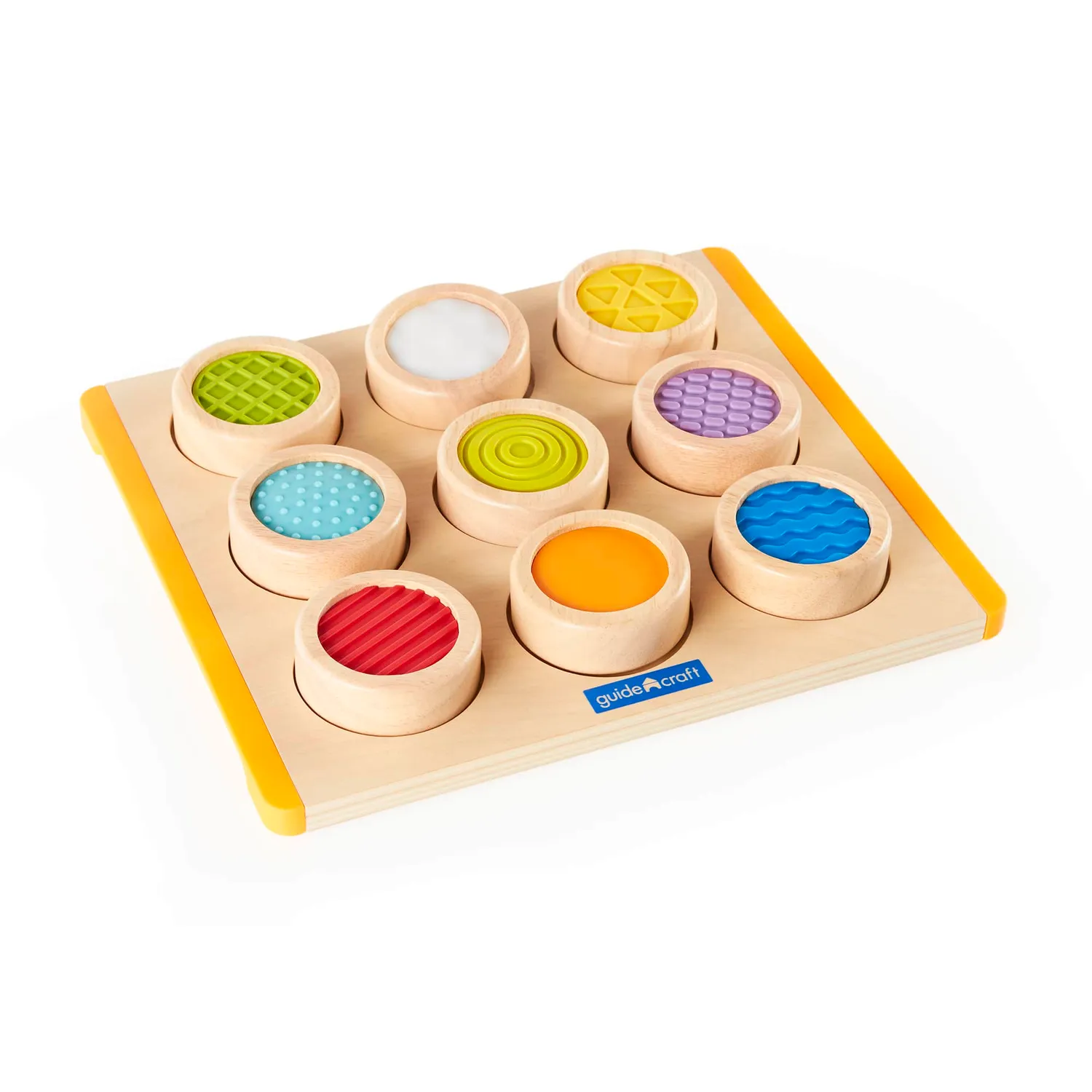 Guidecraft Tactile Search and Match voelpuzzel 9 texturen