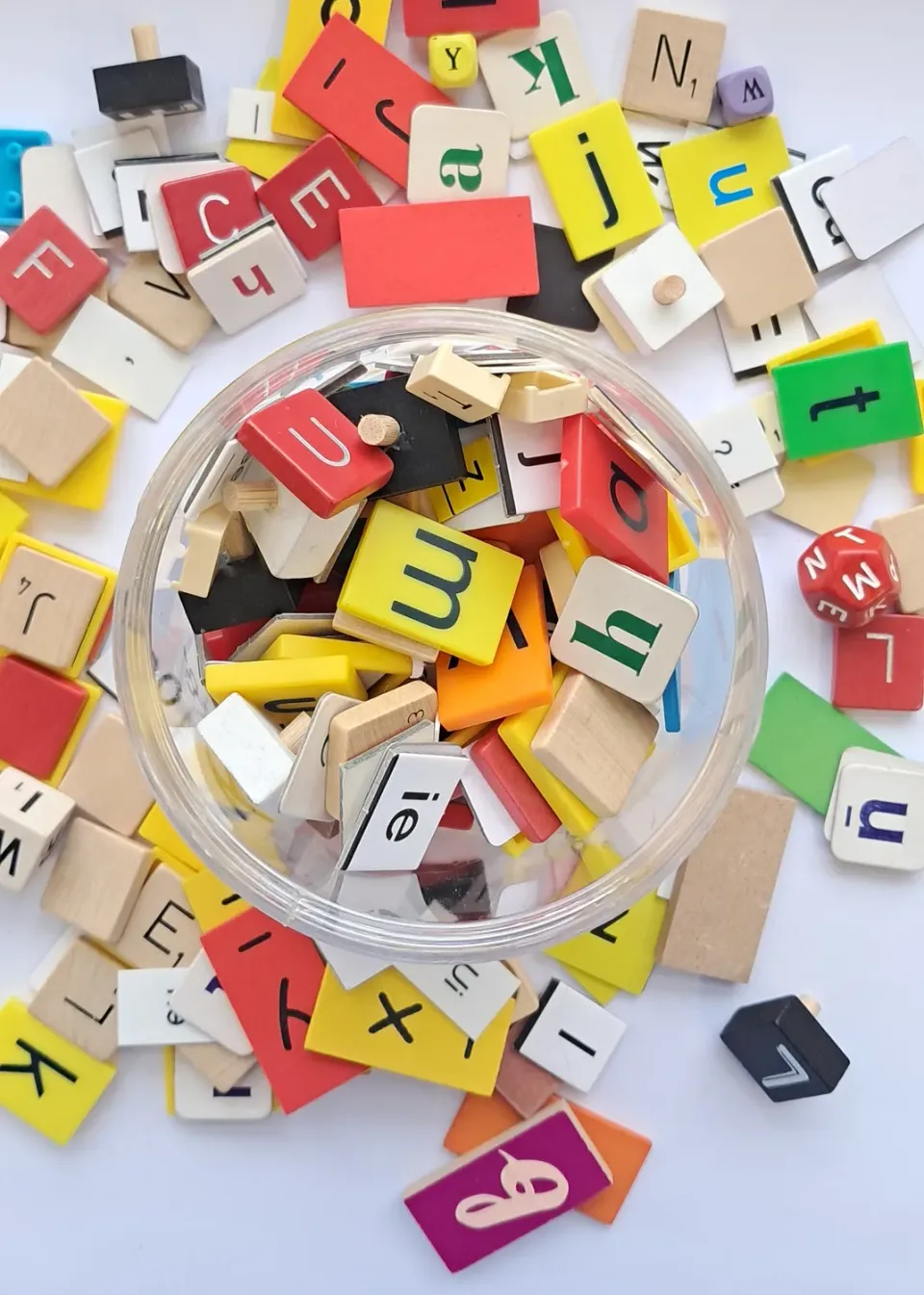 De Potjeskast Pot Lettersoep speelbak letters 750 ml mix