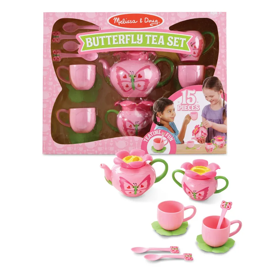 Melissa & Doug Butterfly theeservies kind 15-delig 3+