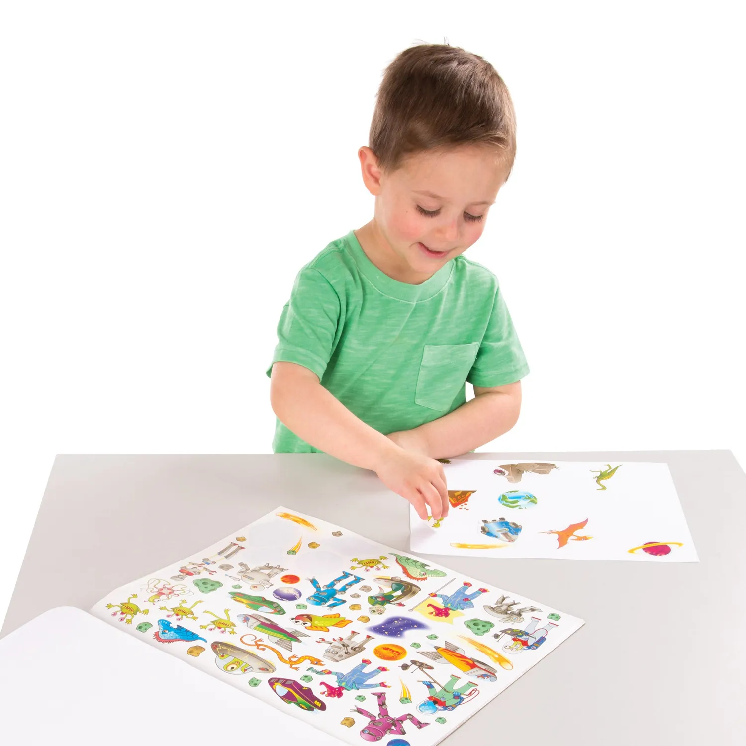 Melissa & Doug Sticker Collection stickerboek 500+ dino voertuigen