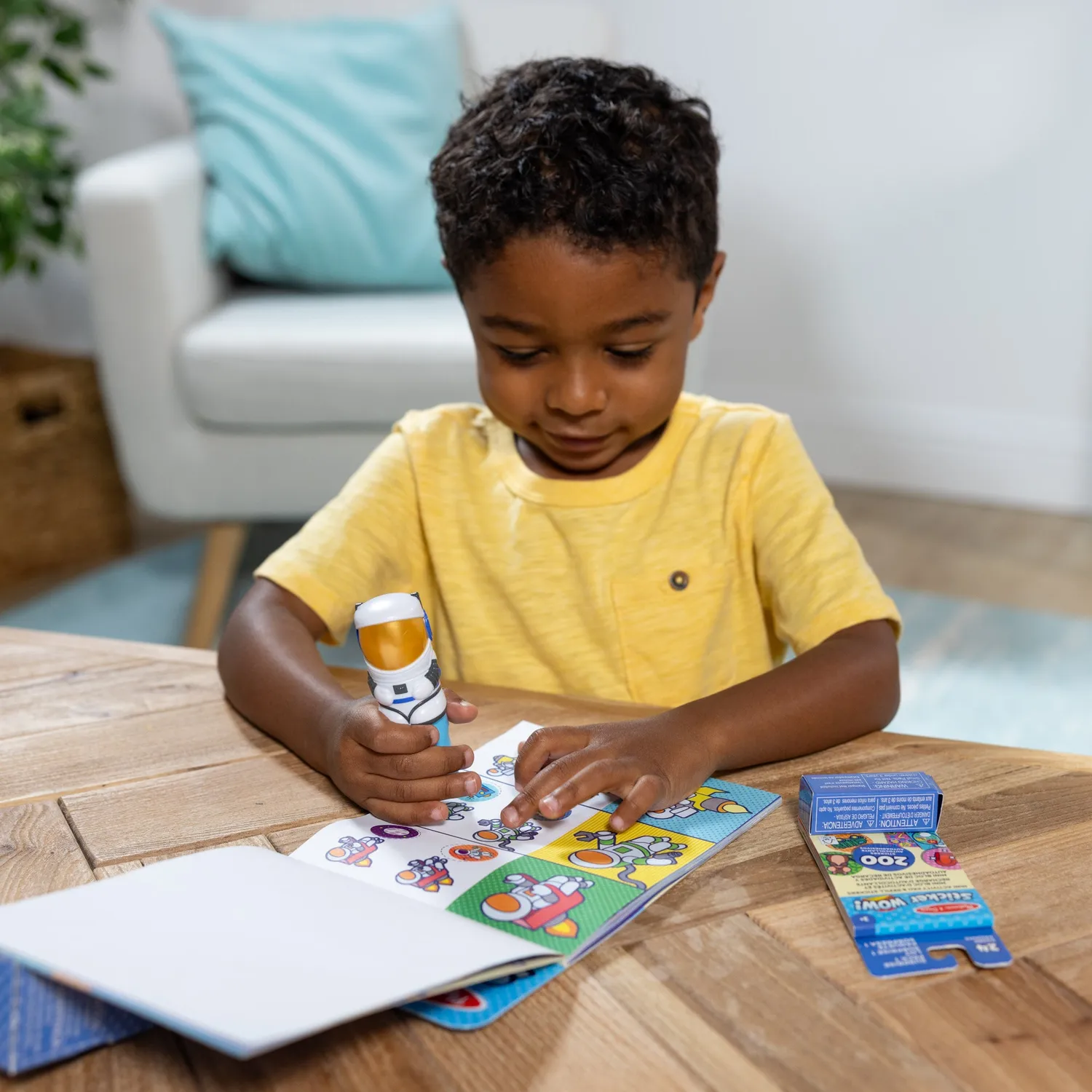Melissa & Doug Sticker WOW Astronaut stickerboek bundel 500 stickers