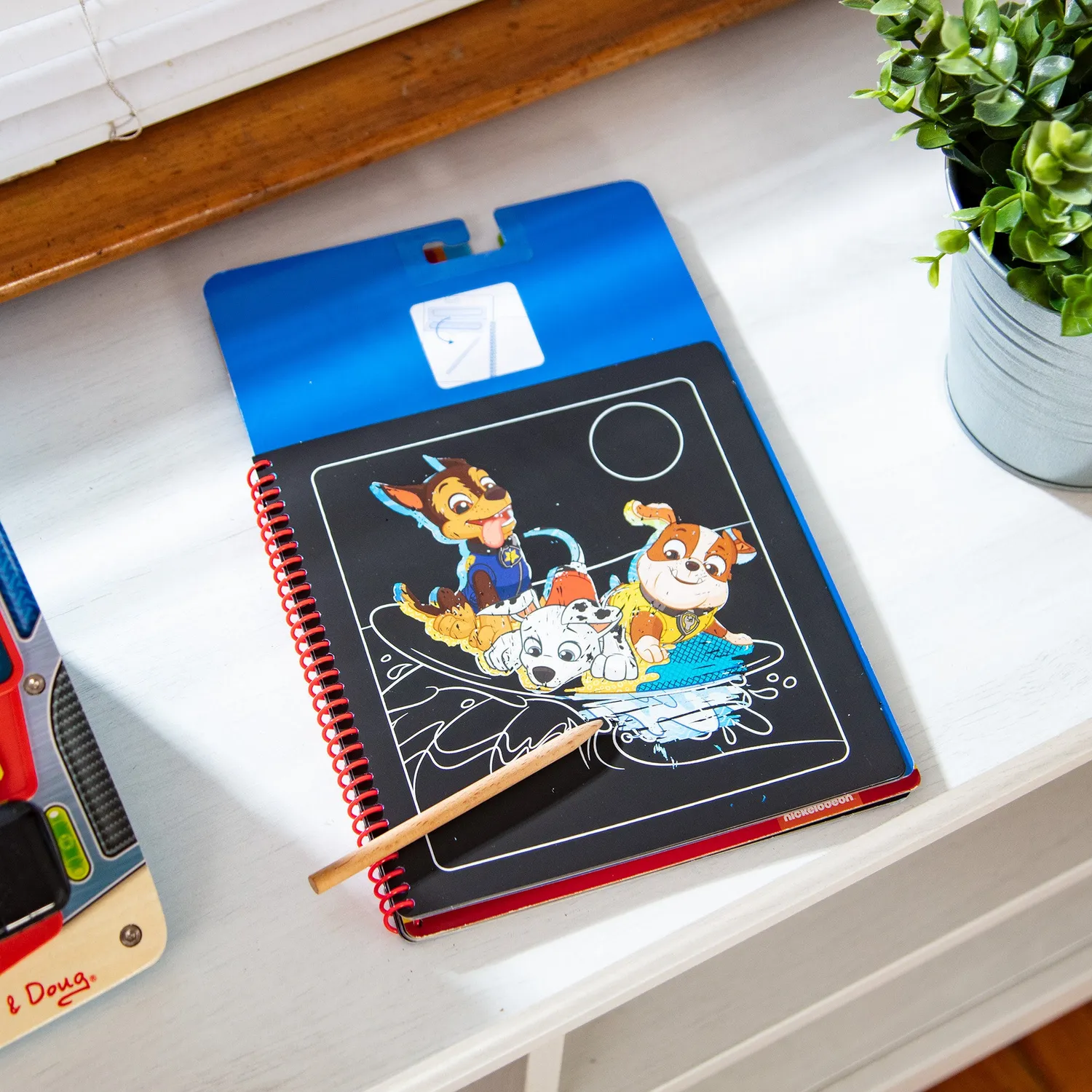 Melissa & Doug PAW Patrol Chase krasboek 10 paginas 5+ jaar