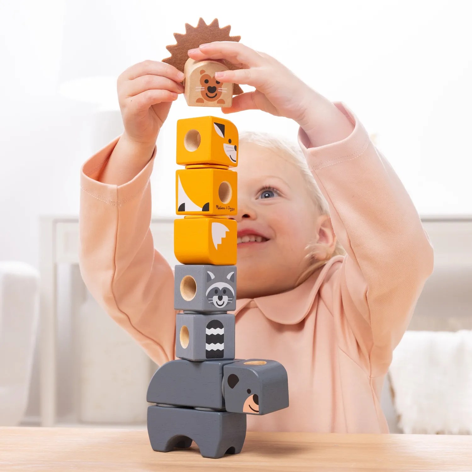 Melissa & Doug Blockables Farm + Woodland bouwset 2-pack