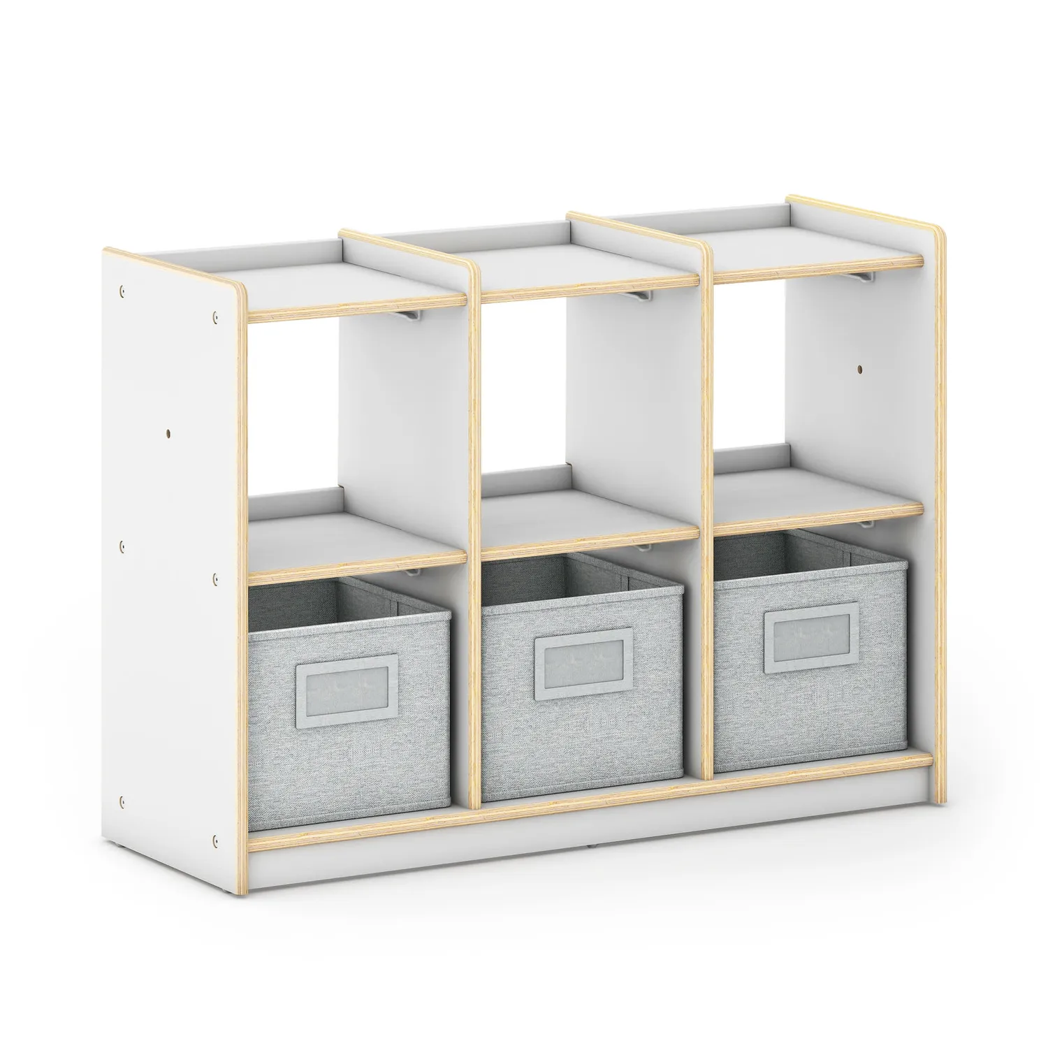 Guidecraft EdQ Curated Storage 2x3 opbergkast naturel