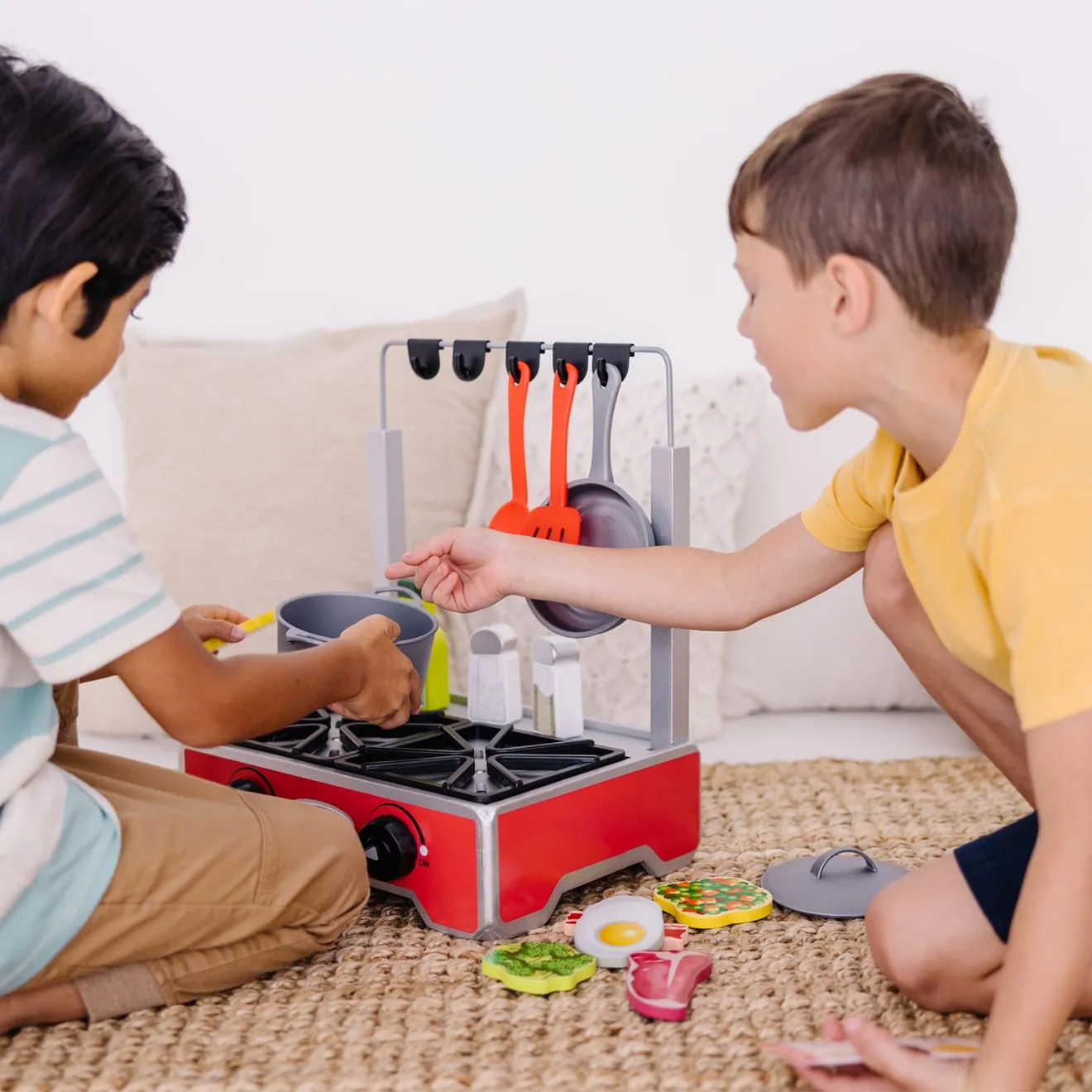 Melissa & Doug houten fornuis kookset 19-delig deluxe