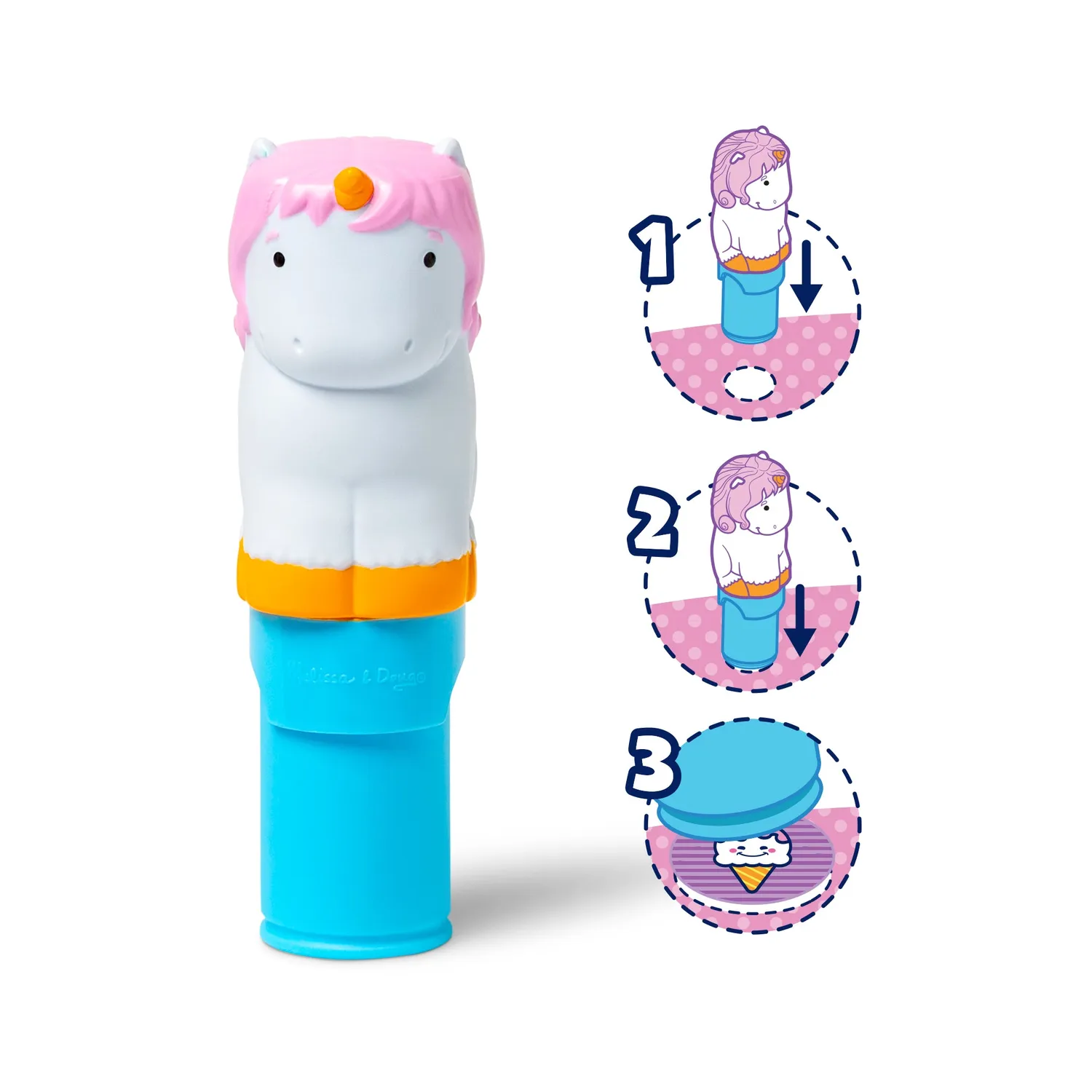 Melissa & Doug Sticker WOW Unicorn stickerboek 12-pack