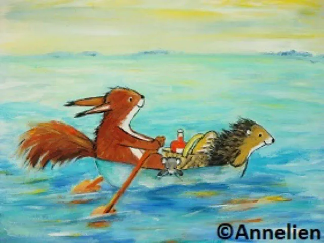 Ginger Fairy Annelien van Daalen Bootje ansichtkaart FSC