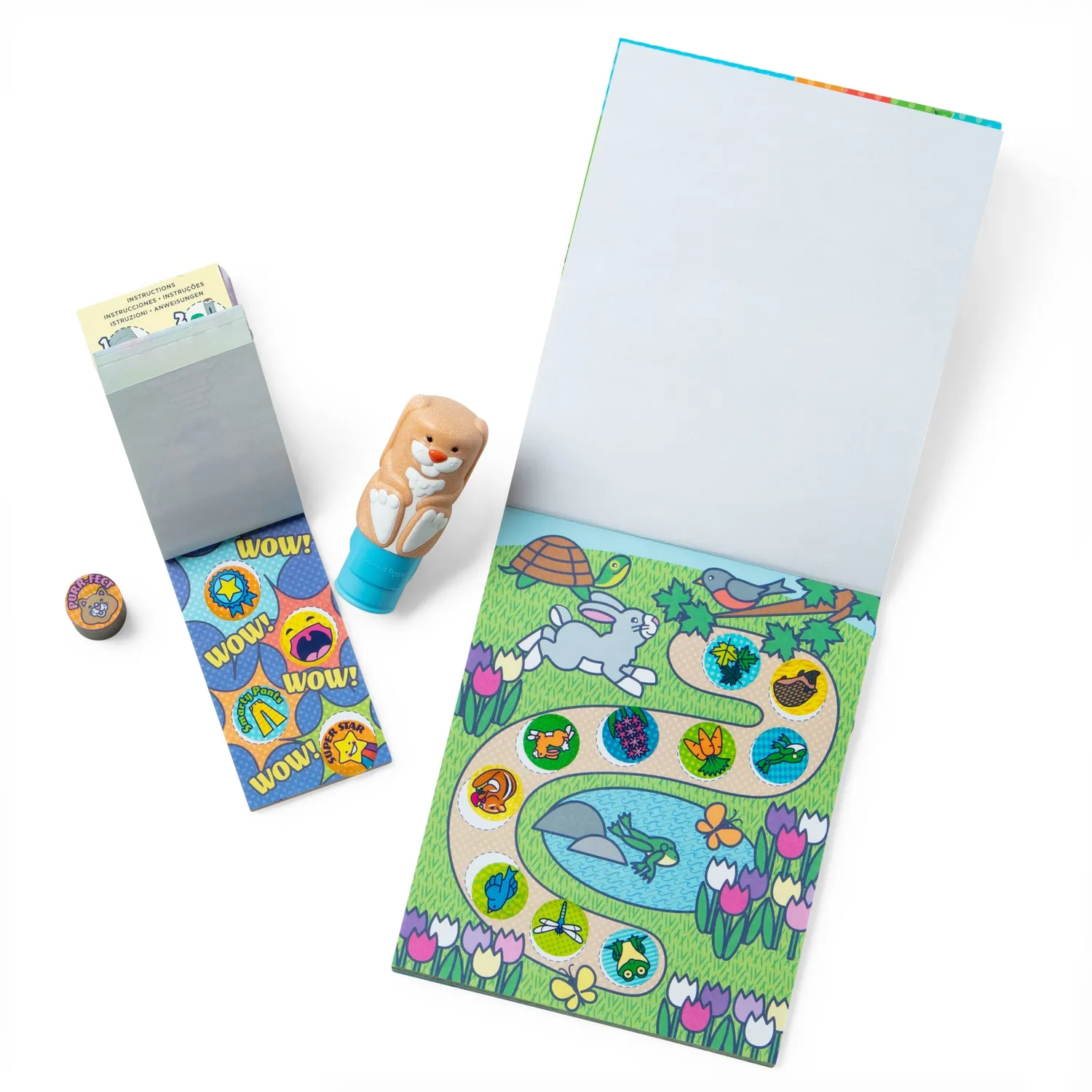 Sticker WOW Konijn Stempelset met 500 Stickers