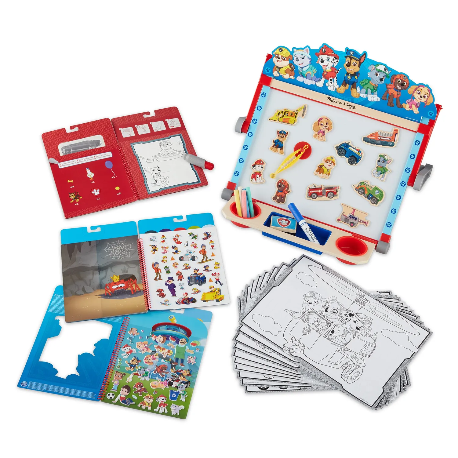 Melissa & Doug PAW Patrol Adventure Bay puffy stickers 31 stuks herbruikbaar