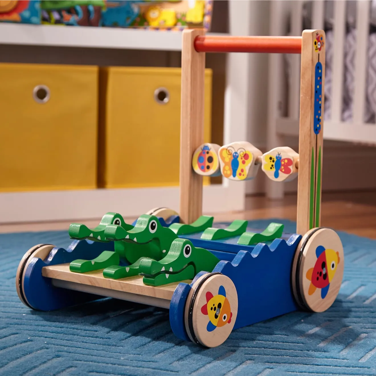Melissa & Doug Chomp & Clack Alligator duwspeelgoed