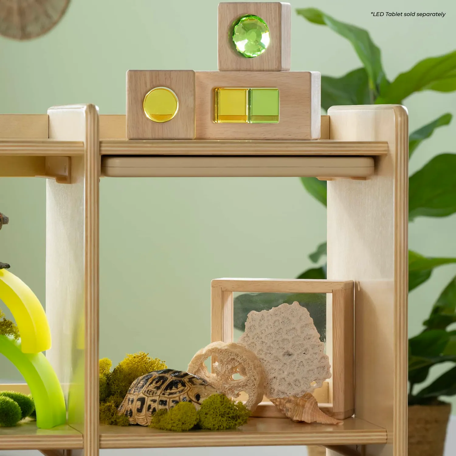 Guidecraft EdQ Curated Storage vakkenkast 2x2 naturel