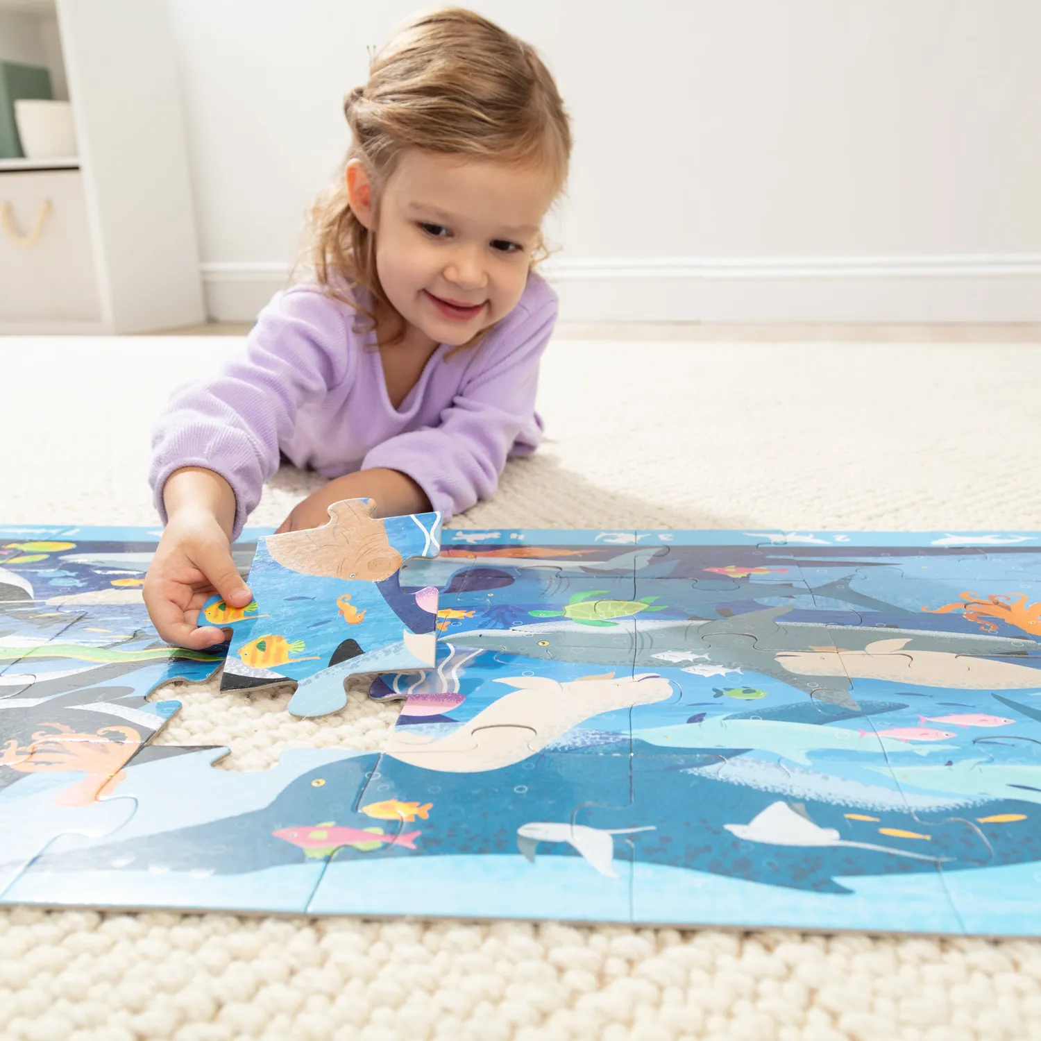 Melissa & Doug Beneath the Waves vloerpuzzel 48 stukjes oceaan