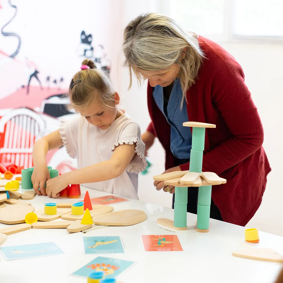 OPPI Piks Stix Education bouwspel 196 stuks hout